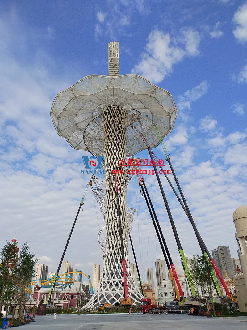 身姿輕盈，造型優(yōu)美的膜結(jié)構(gòu)建筑