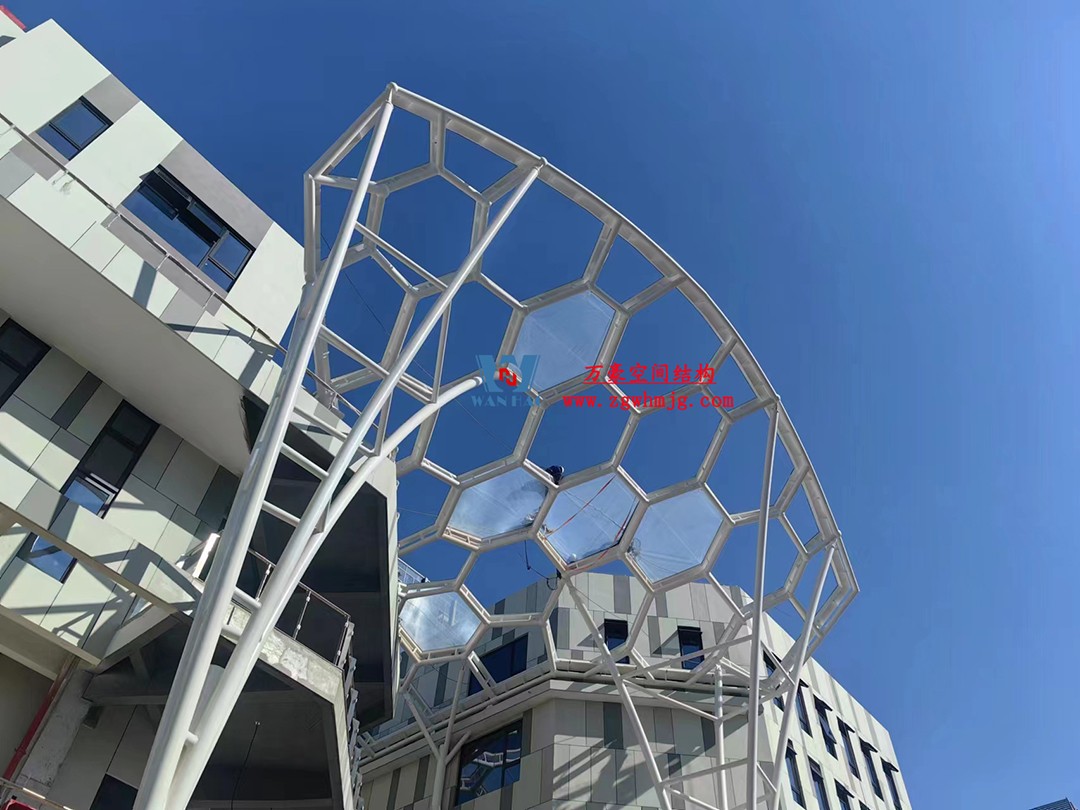 賦含夢幻色彩的商業街膜結構天幕，即將閃亮登場！