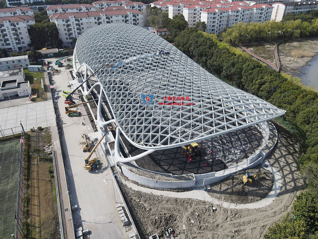 鋼結構雙曲網殼的結構韻律美感 鋼結構雙曲網殼的結構韻律美感