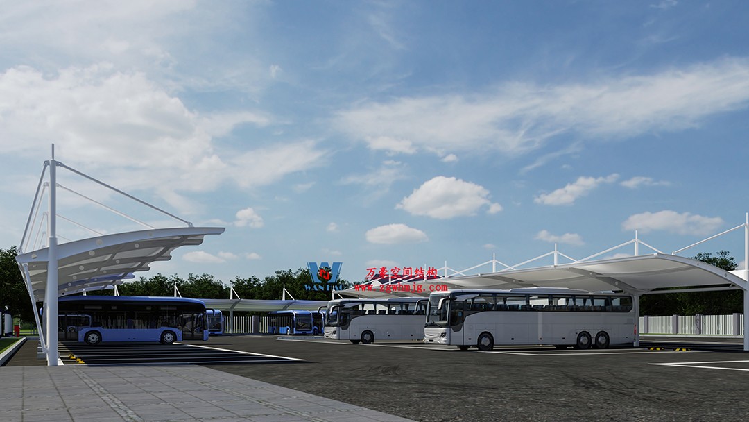 隨處可見(jiàn)的遮陽(yáng)擋雨守護(hù)衛(wèi)士-膜結(jié)構(gòu)車棚 隨處可見(jiàn)的遮陽(yáng)擋雨守護(hù)衛(wèi)士-膜結(jié)構(gòu)車棚