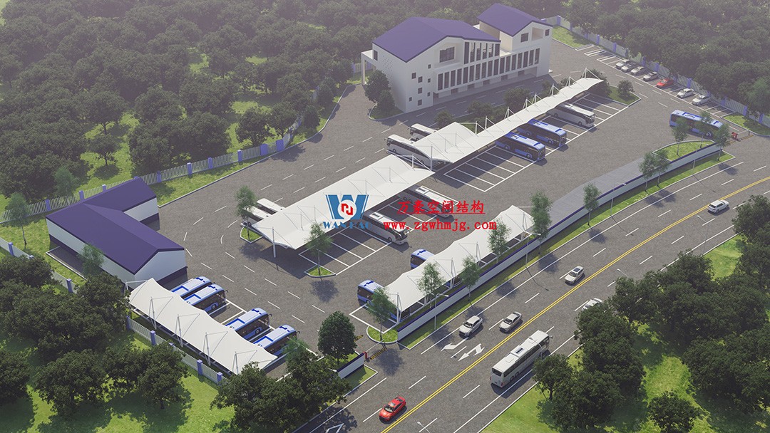 隨處可見(jiàn)的遮陽(yáng)擋雨守護(hù)衛(wèi)士-膜結(jié)構(gòu)車棚 隨處可見(jiàn)的遮陽(yáng)擋雨守護(hù)衛(wèi)士-膜結(jié)構(gòu)車棚