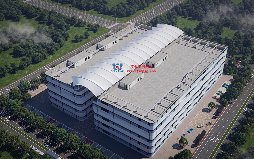 海南醫(yī)學院第一附屬醫(yī)院江東新院區(qū)連廊天幕順利完工 海南醫(yī)學院第一附屬醫(yī)院江東新院區(qū)連廊天幕順利完工