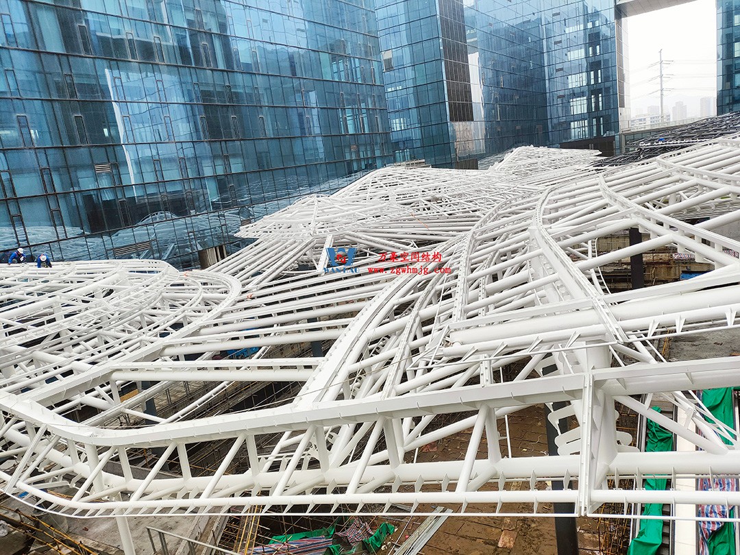 恭喜|杭州博多森谷ETFE氣枕連廊天幕順利完工 恭喜|杭州博多森谷ETFE氣枕連廊天幕順利完工