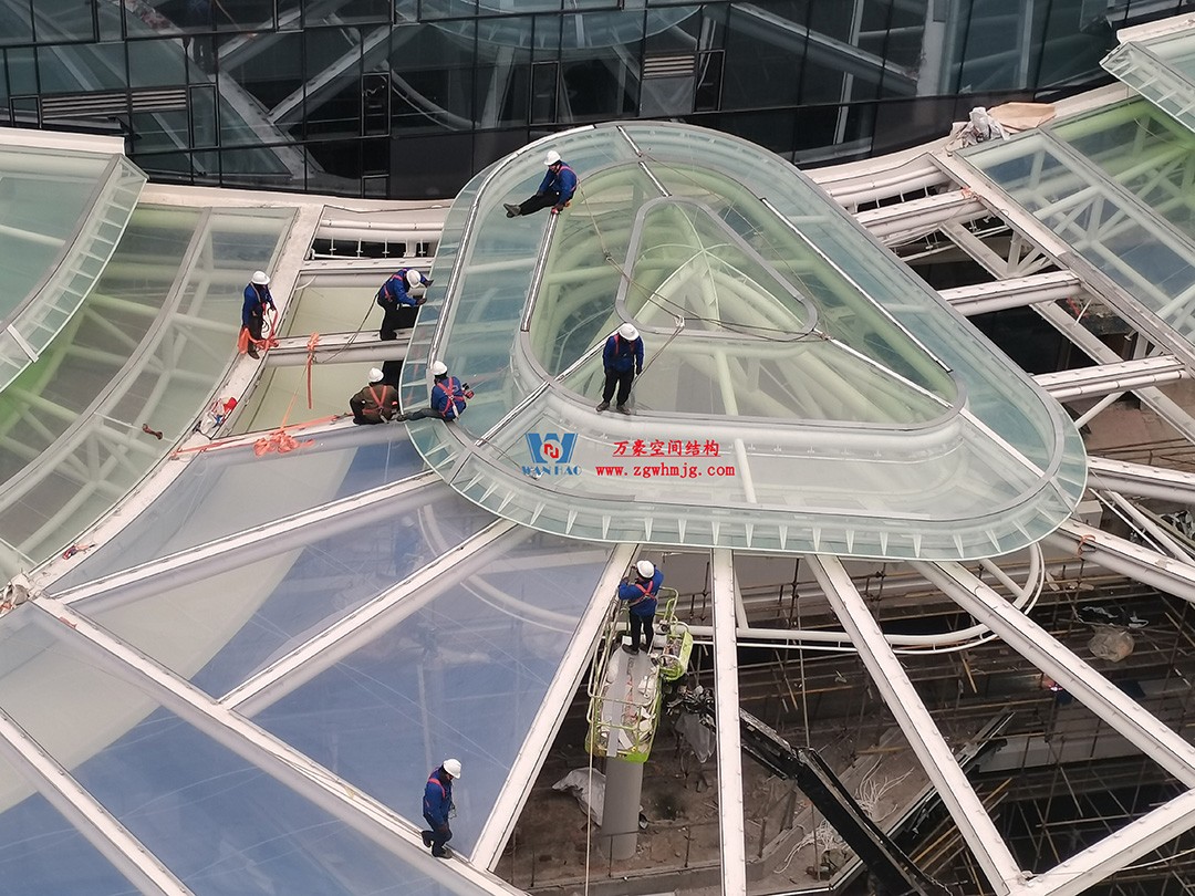 恭喜|杭州博多森谷ETFE氣枕連廊天幕順利完工 恭喜|杭州博多森谷ETFE氣枕連廊天幕順利完工