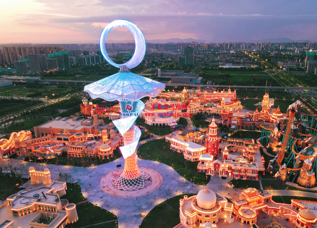 ETFE膜結構地標塔—以愛之名，點亮絲路歡樂世界