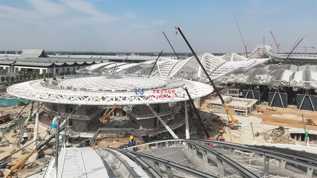 千帆競發勢如虹|中原國際會展中心膜結構天幕攻堅實錄,擎起中原會展新地標! 千帆競發勢如虹|中原國際會展中心膜結構天幕攻堅實錄,擎起中原會展新地標!