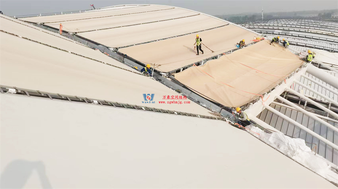 千帆競發勢如虹|中原國際會展中心膜結構天幕攻堅實錄,擎起中原會展新地標! 千帆競發勢如虹|中原國際會展中心膜結構天幕攻堅實錄,擎起中原會展新地標!