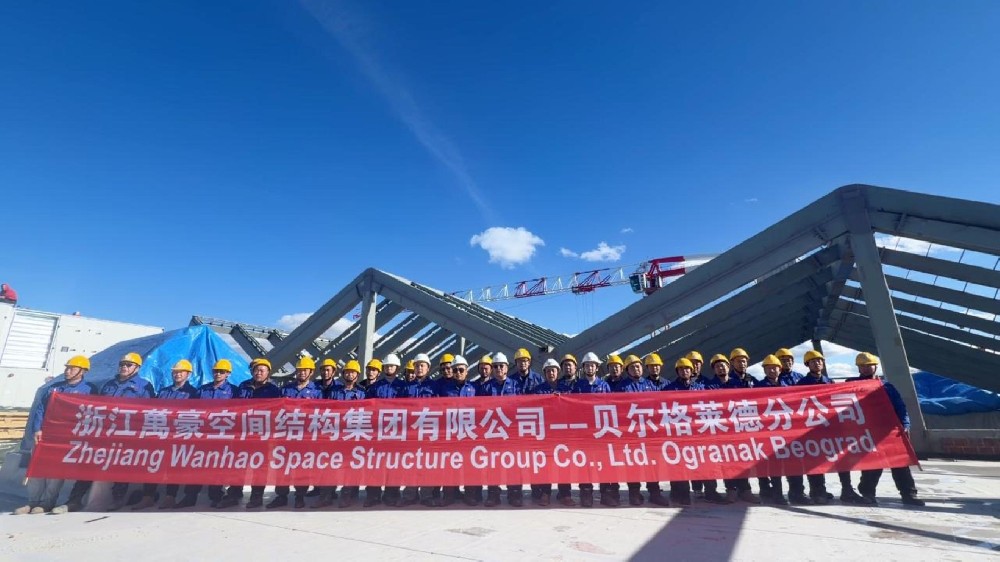 堅守崗位，塞爾維亞國家展覽館開足馬力，春節不停工！